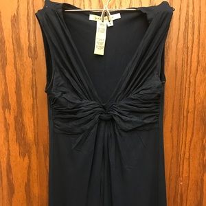 Max Studio long maxi dress- navy blue